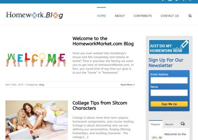 HomeworMarket בלוג